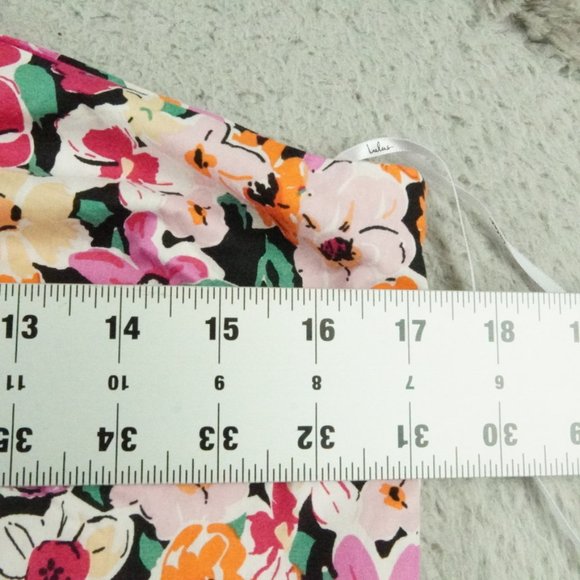 Lulu’s Garden Floral One-Shoulder Faux-Wrap Mini Dress Womens Large - Picture 10 of 15